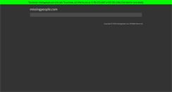 Desktop Screenshot of missingpeople.com